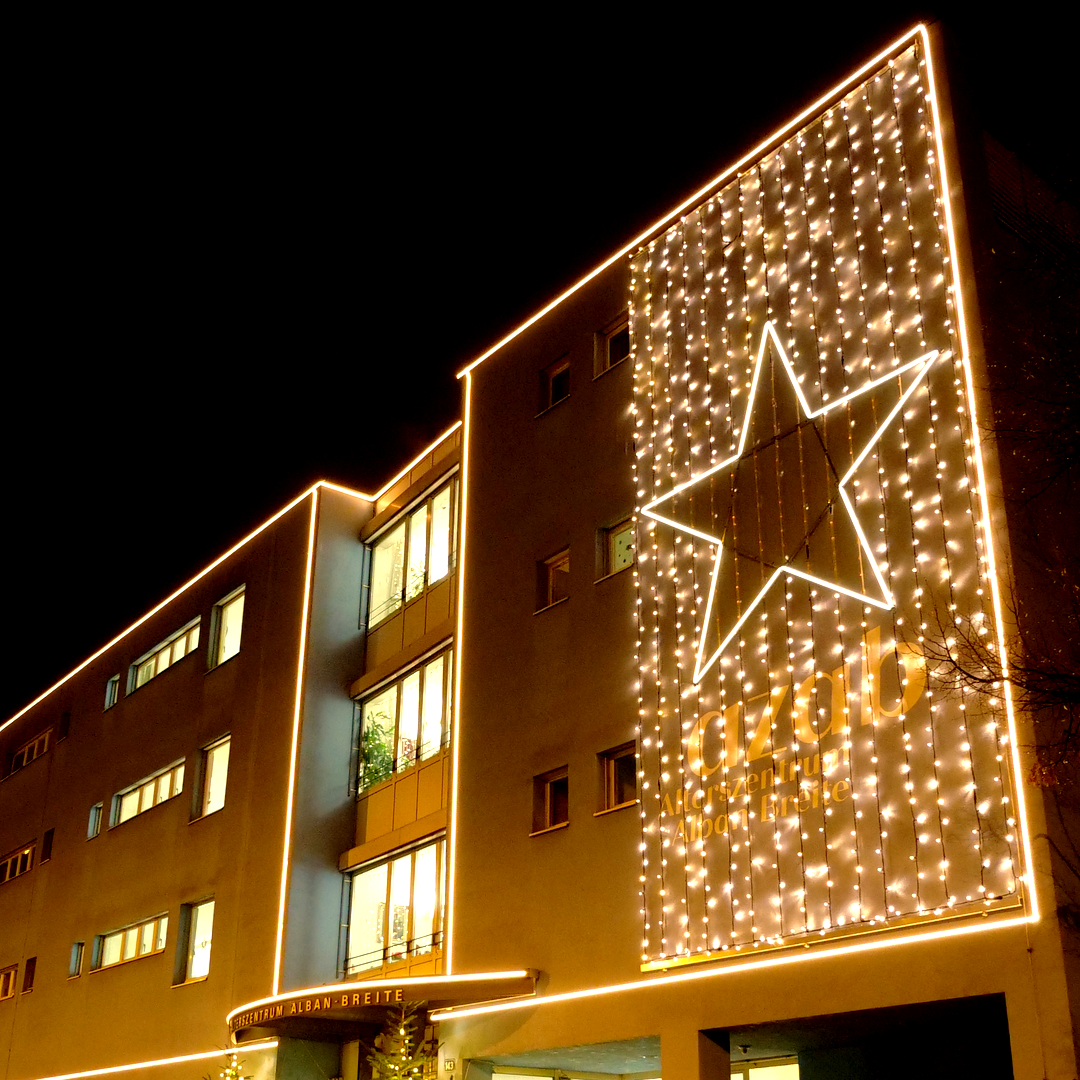 AZAB Alterszentrum Alban Breite - Weihnachtsbeleuchtung (1)